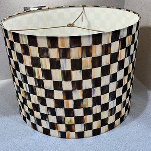 Mackenzie Childs lamp shade 15 inch diameter 11 inches tall good condition!